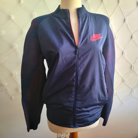 Nike Team USA Knit Tech Jacket • Red & Blue • Size Small • Olympic Collection